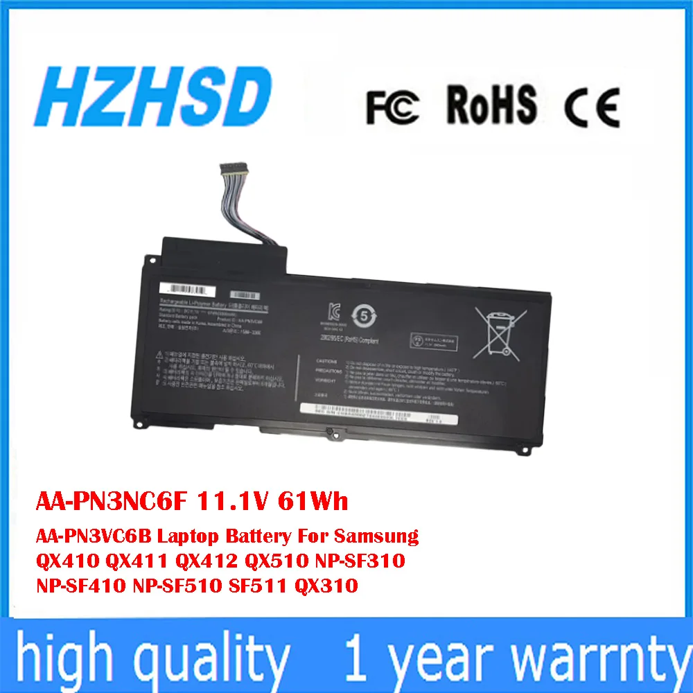 

AA-PN3NC6F 11.1V 61Wh AA-PN3VC6B Laptop Battery For Samsung QX410 QX411 QX412 QX510 NP-SF310 NP-SF410 NP-SF510 SF511 QX310