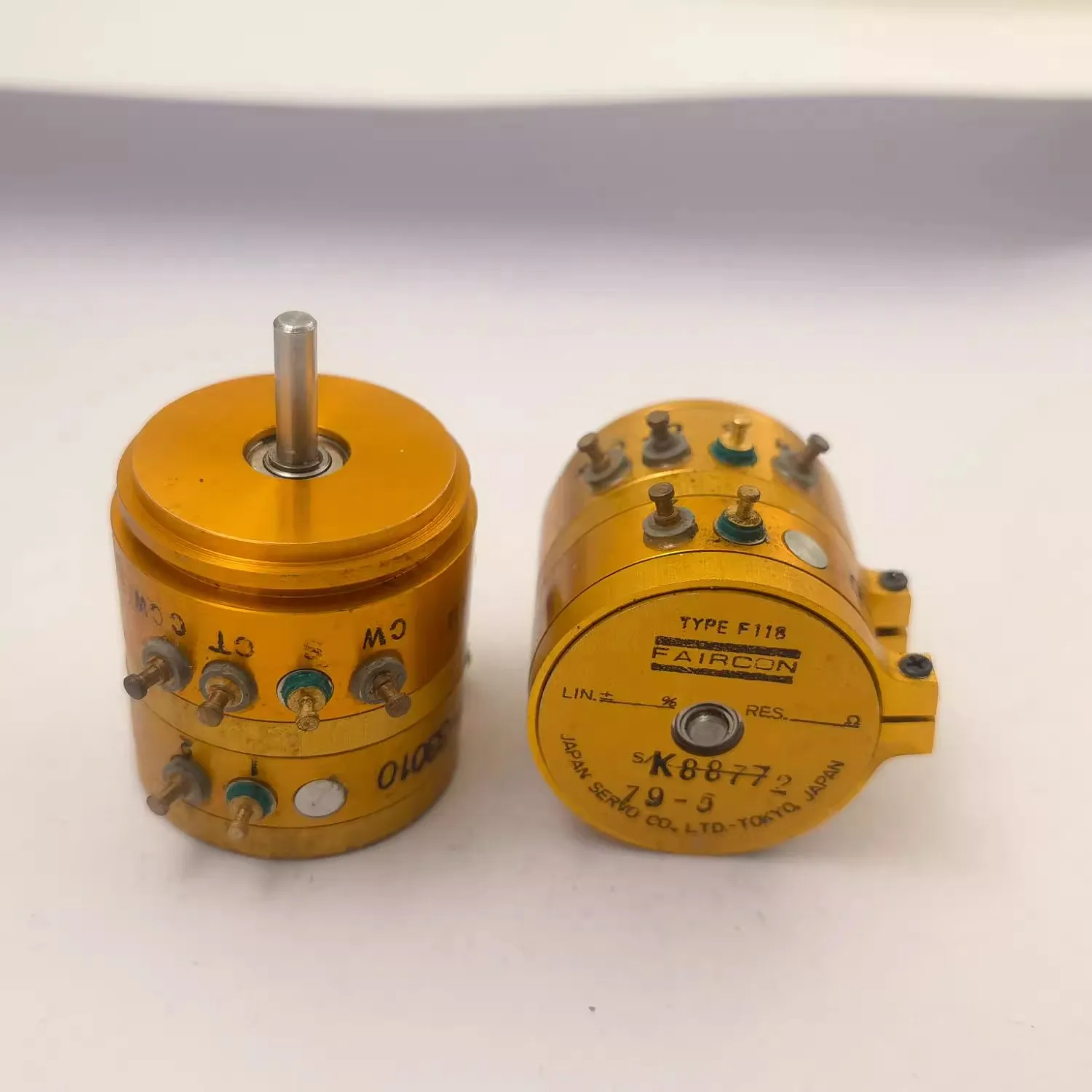 148-type dual-gang potentiometer B47K with tap, handle length 35mm, 1st pin is the