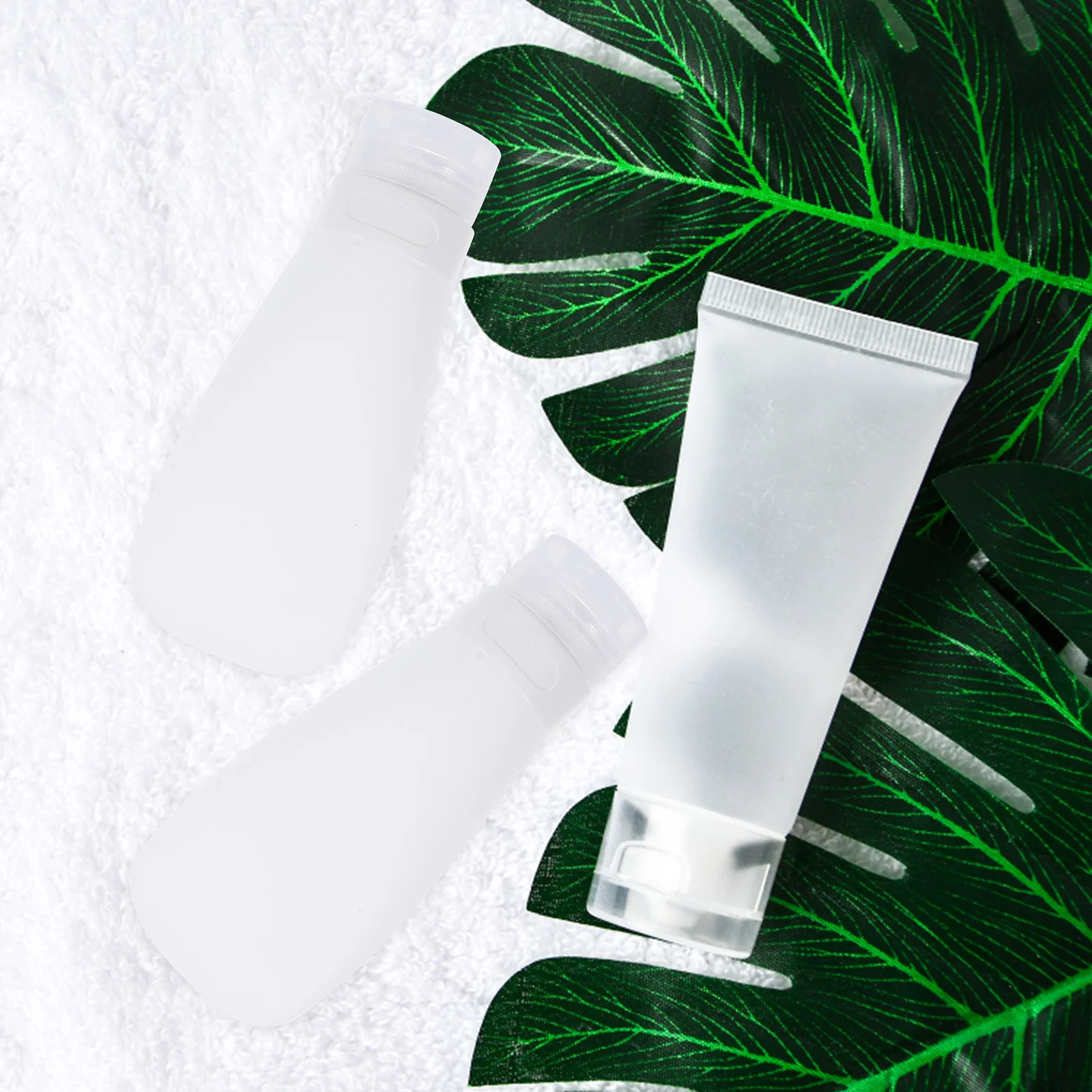 Silicone Sub Packaging Bottles 90Ml Leakproof Emulsion Containers For Shampoo Lotion Makeup Remover Travel Essential