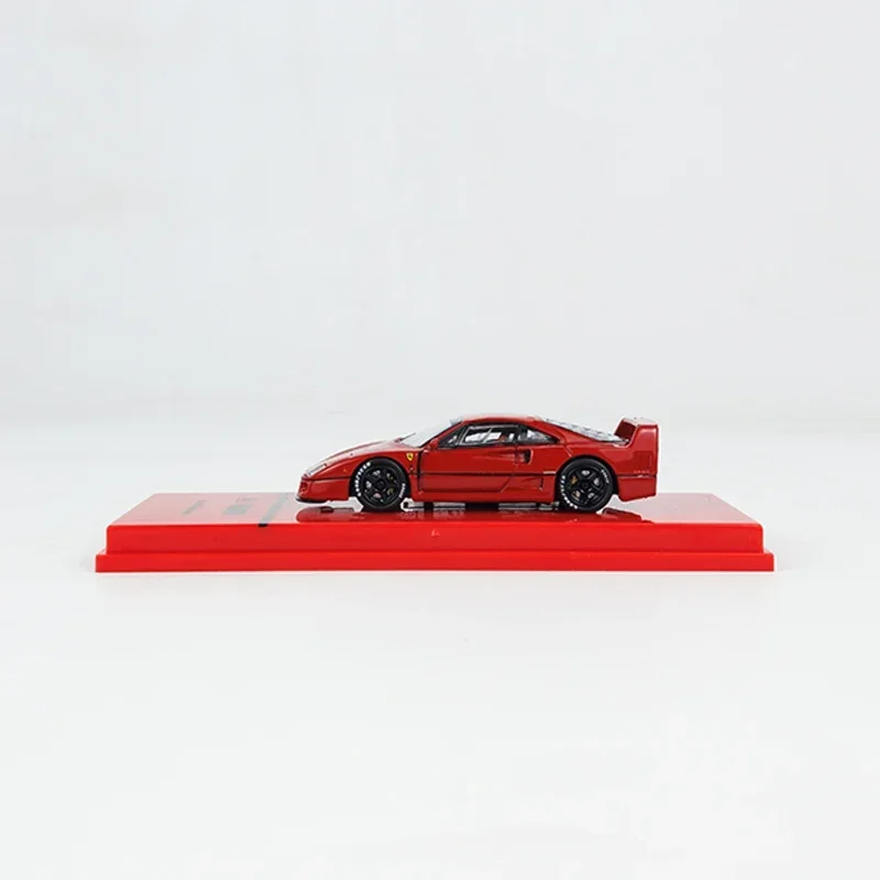 Liga Die-Cast Sport Vehicle Collection, obras de asfalto, Lightweight Model Car F40, versão Racing, vermelho, 1:64