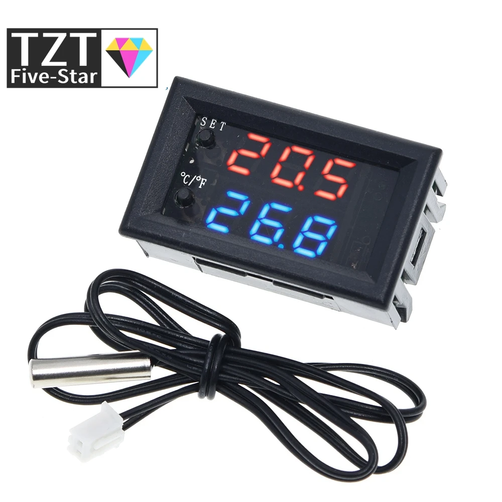 W1209WK W2809 DC 12V LED Digital Thermostat Temperature Control Thermometer Thermo Controller Switch Module + NTC Sensor