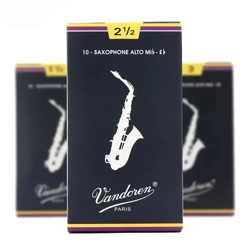 French Vandoren Blue Box E-flat Alto Saxophone Reed 2.0 2.5 3.0