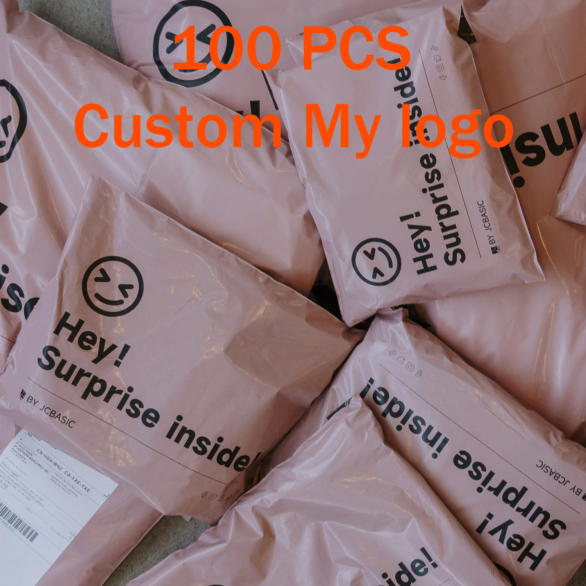 Custom LOGO Courier Mailing Bag Shipping Envelopes Poly Bag Customized Logo Printed Poly Mailers Mailing Bags