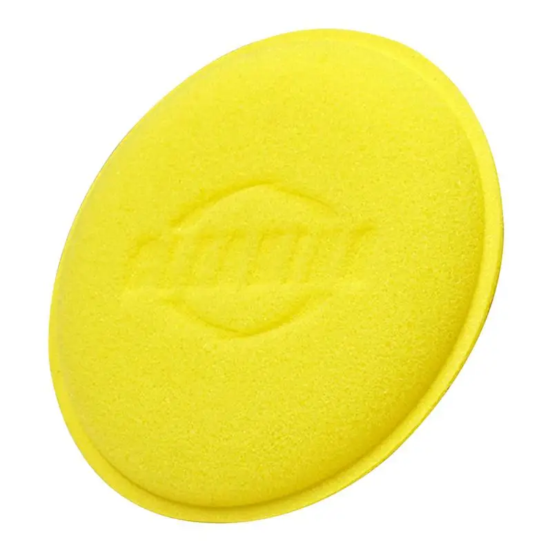 

Foam Applicator Pads For Car Detail Round Ultra-Soft Foam Applicator Portable Trim Dressing Tire Shine Pad Reusable Cars Wax