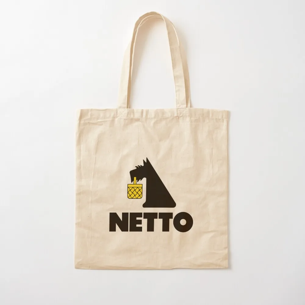 

Netto supermarket Tote Bag sacs de shopping Women's bags free delivery bags Canvas Tote Bag