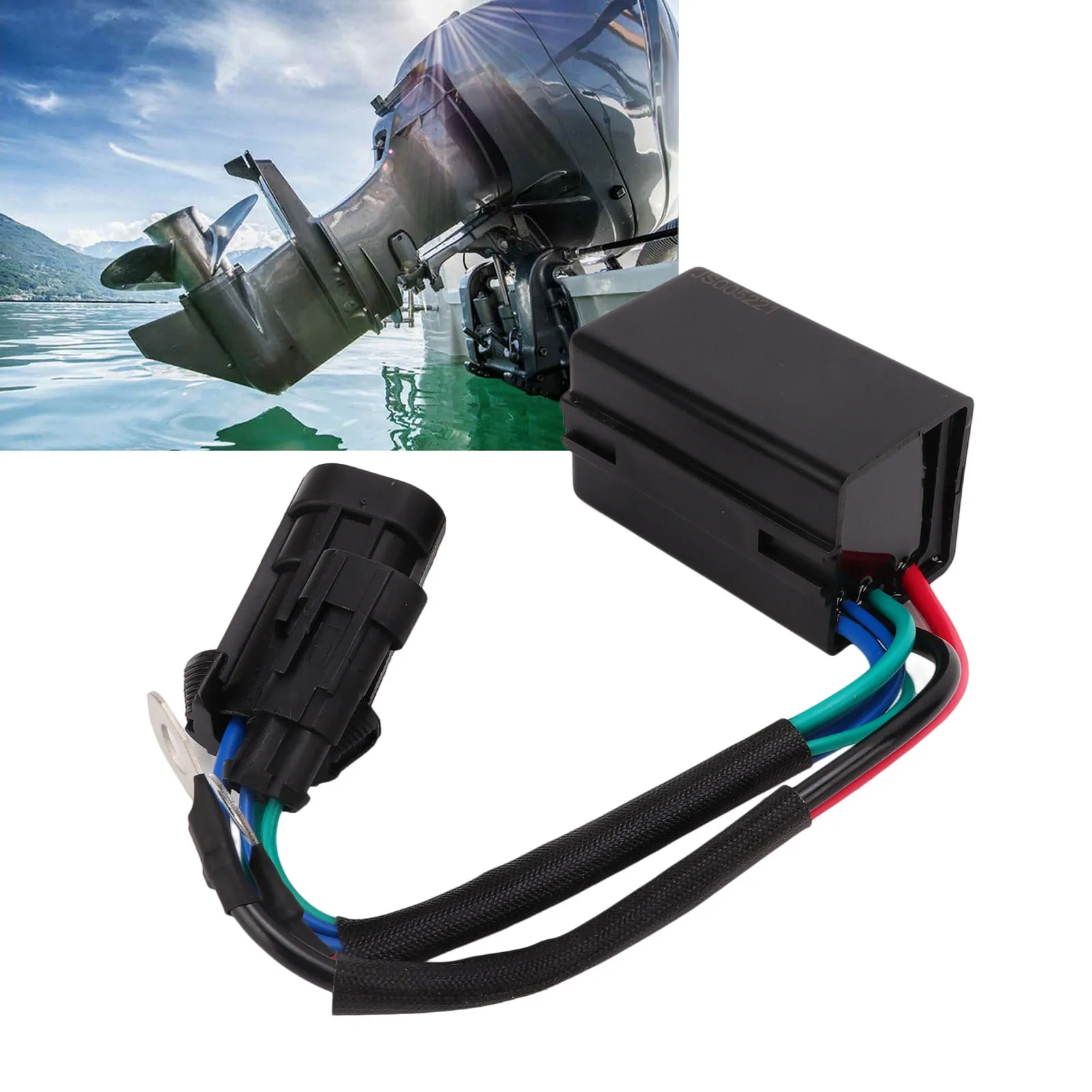 For OMC 0586767 Outboard Engine Tilt Trim Relay Switch 12V 586767 Replacement for  Evinrude 135 HP E135HSLABK AB Model