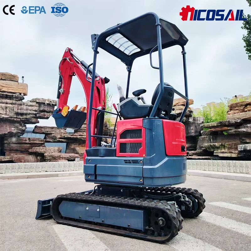 OKW20U Mini Excavator with Kubota D722 Engine Option Compact Excavator for Construction Agriculture and Landscaping