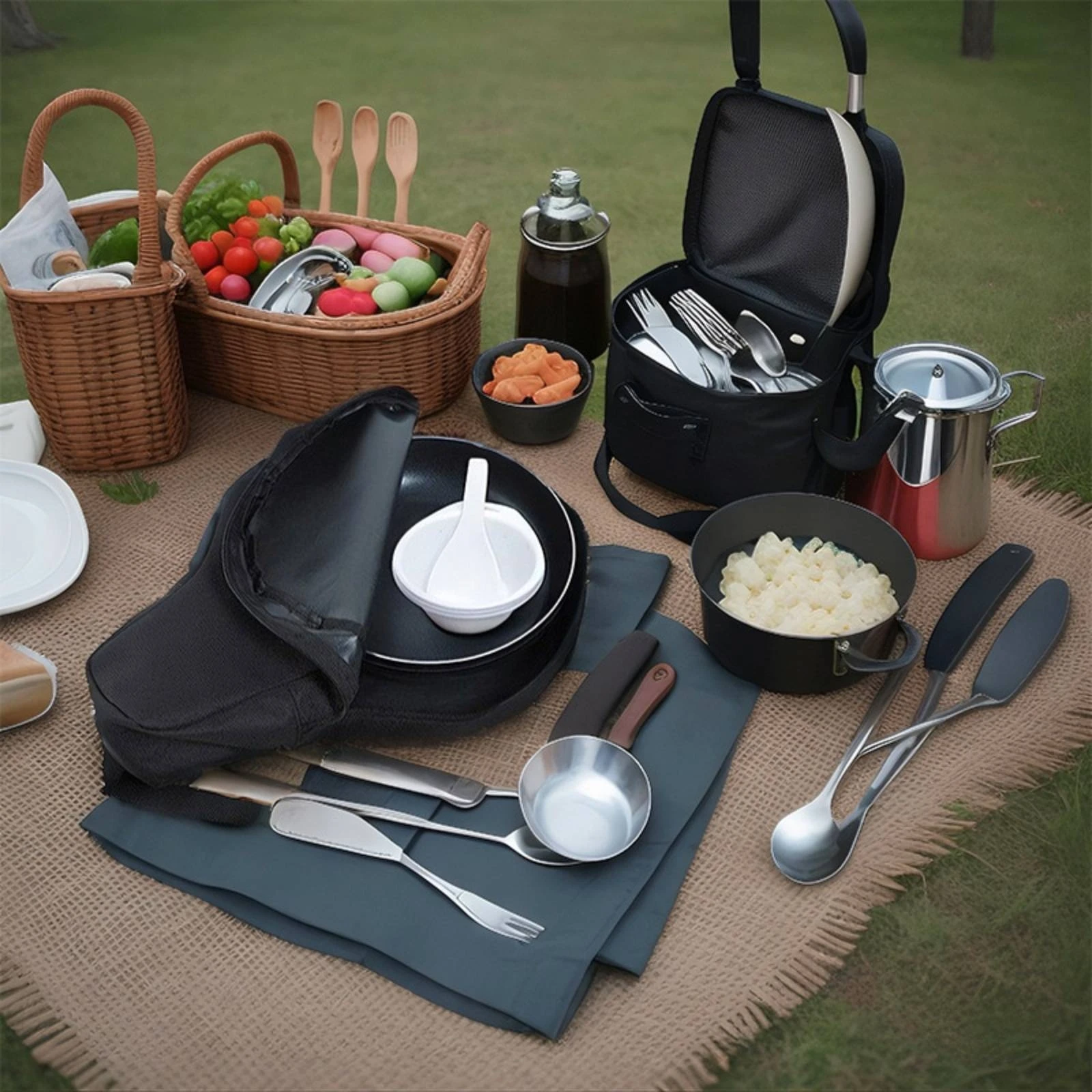 Pan Storage Bag Waterproof Frying Pan Bag Skillet Carrying Case Dustproof Organizer Oxford Cloth for Campers, Camping, Picnics
