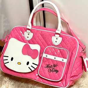 Çanta omuzdan askili çanta Sanrio Hello Kitty kadın, çanta deri PU omuzdan askili çanta-pembe, biraz tatlı ve Y2K En çok satılan 12 el çantası hello kitty-no. 1