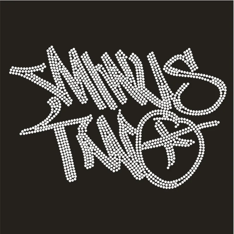 

Rhinestone Transfers Pants Crystal Iron On Letters Custom Strass Craft Applique Shorts Decorative Stickers Bling Accessories