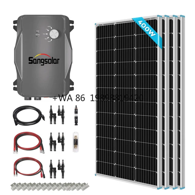 

Новый солнечный комплект премиум-класса мощностью 400 Вт и 12 В с MPPT или контроллером заряда солнечной энергии