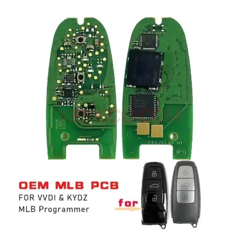KEYECU OEM PCB High Remote Key FCC 4N0 959 754 D 434.4Mhz 5M Chip For A8 2021 Lambor URUS Car Key Fit VVDI & KYDZ MLB Programmer