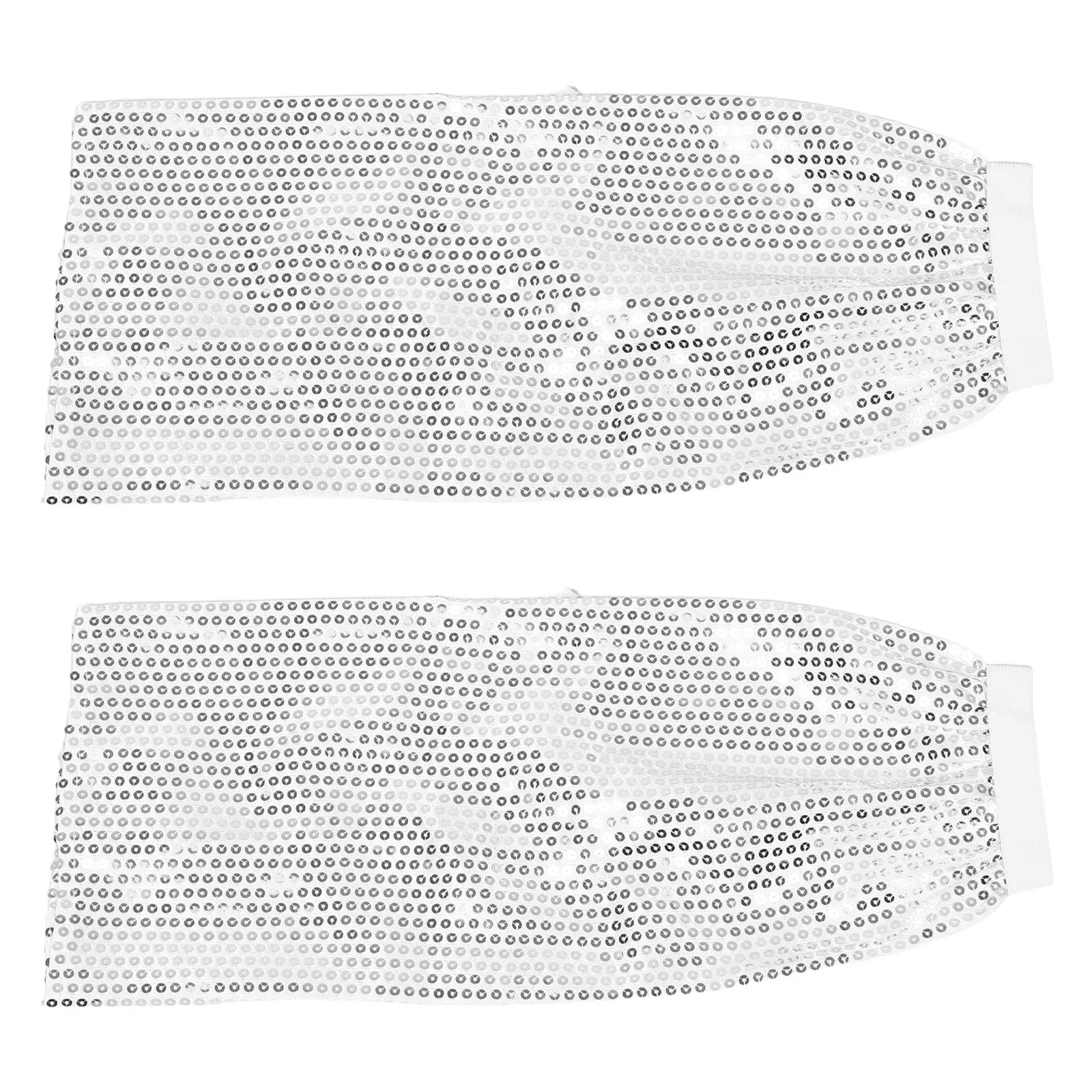 1 زوج طويل مطاطا الترتر تدفئة الساق تمتد البريق التمهيد يغطي ل الرقص زي حفلة اكسسوارات متلألئ أكمام الساق
