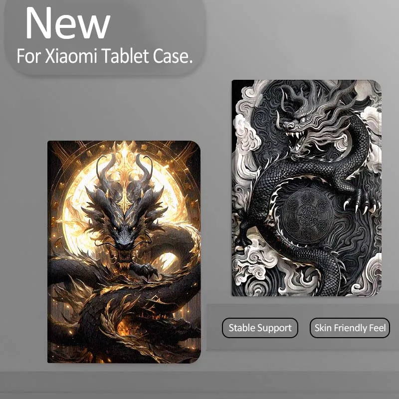 

Luxury Anime Dragon Cool Tablet Case For Xiaomi Redmi Mi Pad 4 5 6 7 8 K SE Mini Pro Plus Max 10.1 11.2 inch