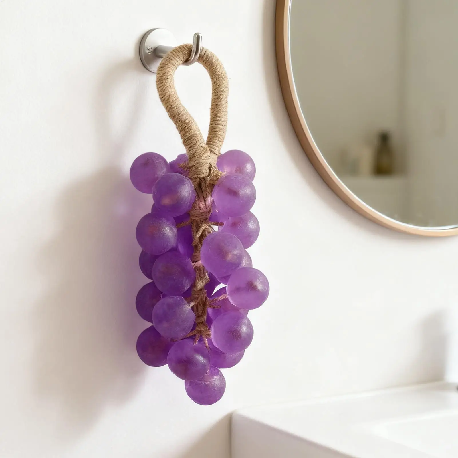 

Bath Soap Grape Shape Handmade Facial Cleanser Natural Bar Soap For Men Women Kids Children Home Travel Health Household