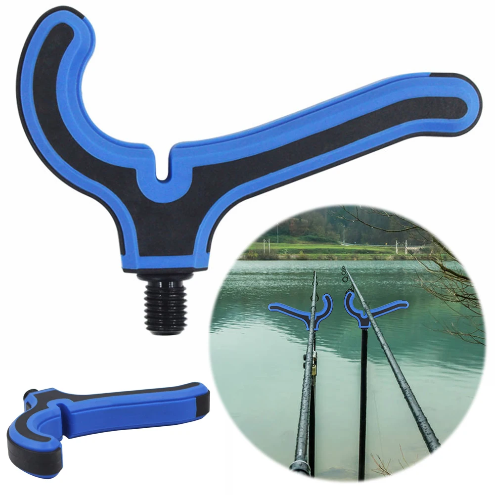 Fishing Rod Pod Holder Bracket Head 3/8inch Thread Grip Back Rests Rod Rack Fishing Rod Holder Feeder Fishing Tackle
