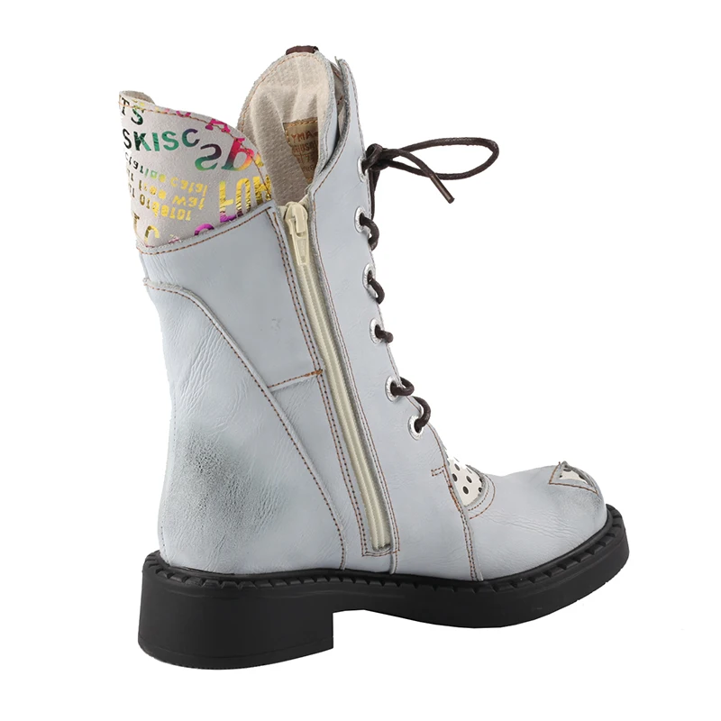 TMA EYES Brand's 2023 Super New Line Solid Print Straight Barrel Fashion Women's Boots