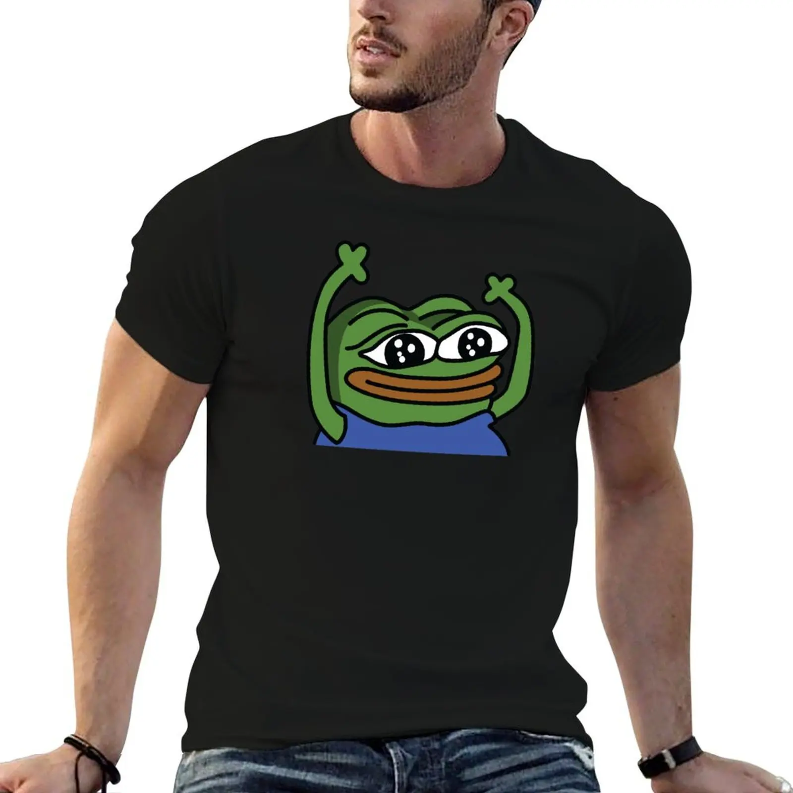 HYPERS Emote High Quality T-Shirt Casual Street Style Short Sleeve Tee