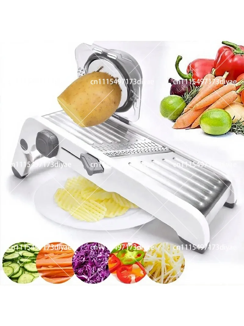 Ultra Sharp Mandoline Slicer Adjustable Thickness Vegetable Cutter Kitchen Food Dicer Slicer for Home