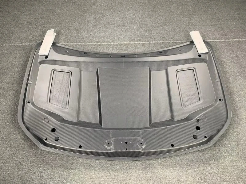 High Performance Real Dry Carbon Car Hood Bonnet for A-class W177 Carbon Fiber Bonnet() 4
