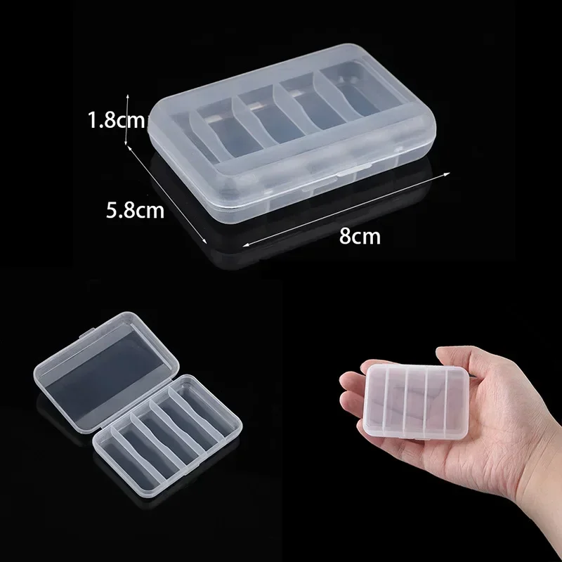 Multi-shape Transparent Plastic Storage Jewelry Box Compartment Adjustable Container For Beads Earring Box For Jewelry