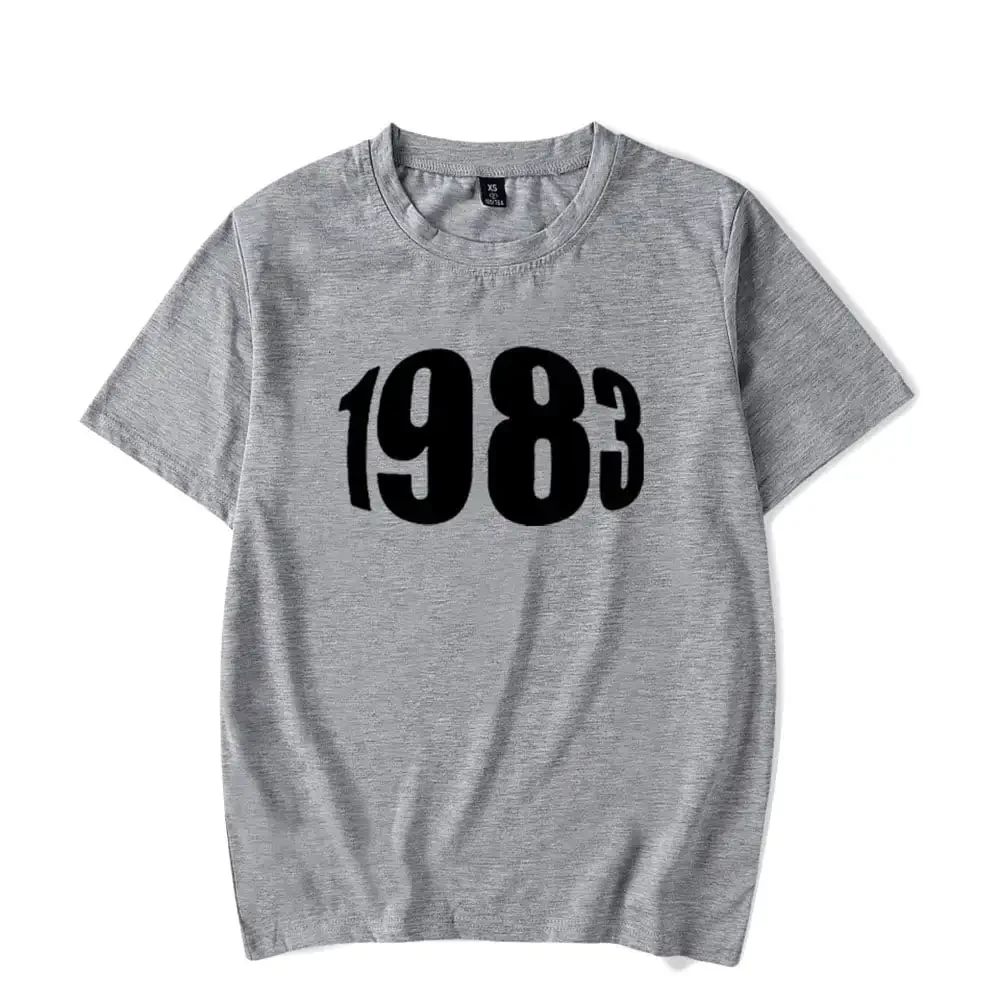 جوست كلاين 1983 ميرش تي شيرتات قصيرة الاكمام الصيف عادية فضفاض المرأة 100_ القطن العصرية تي شيرت موضة طاقم الرقبة #2