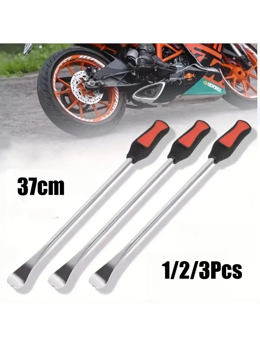 AliExpress NONE 1/2/3Pcs 14.5 Inch Tire Iron Spoons Tyre Changer Lever Bar Remover Repair Tool Kit for Motorcycle Bike Scooter Mower