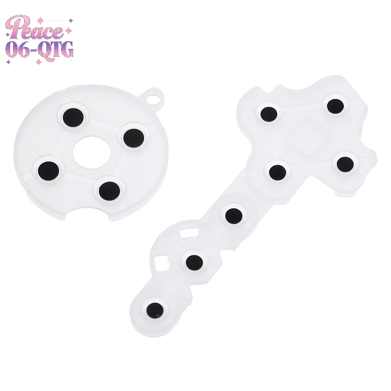 

Лидер продаж, 2 шт./компл., прозрачный контроллер, проводящая резиновая накладка, контактная накладка для XBOX360