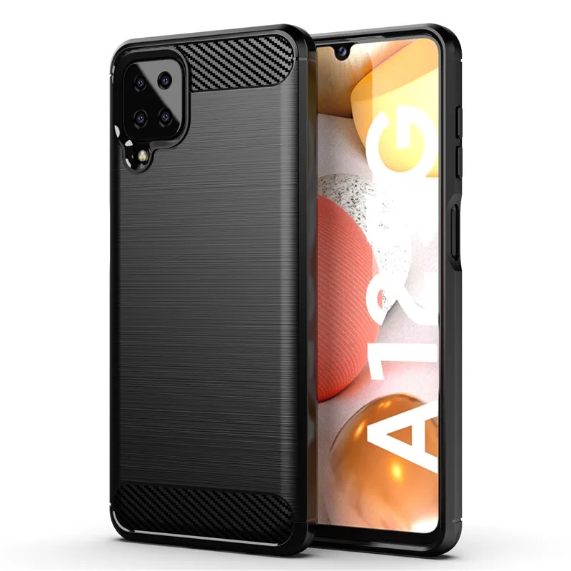 For Samsung Galaxy A12 Case Samsung Galaxy A12 A14 A23 A53 A34 A54 5G Case Cover Shockproof Brushed TPU Cover Samsung Galaxy A12