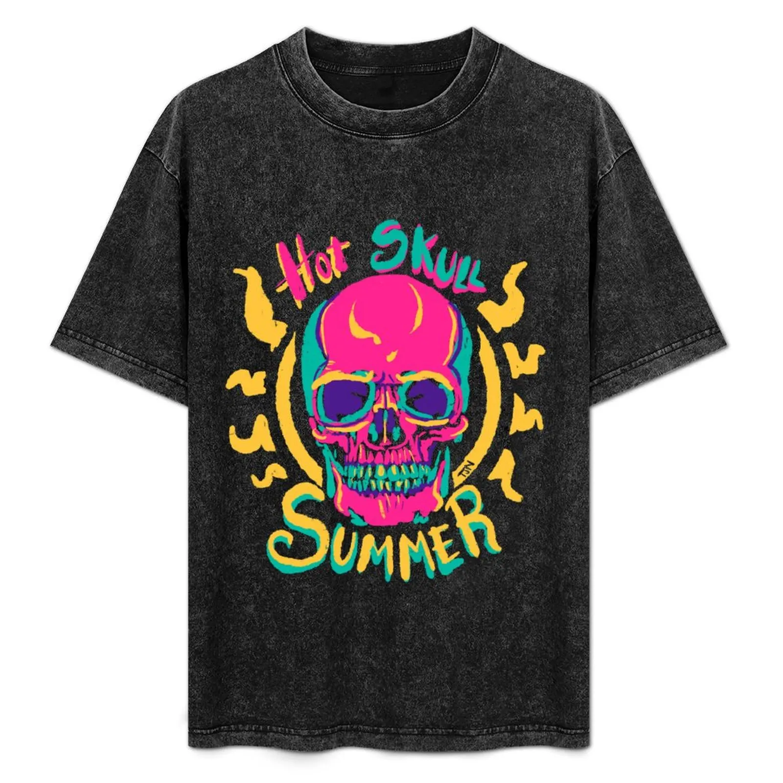 

Hot Skull Summer T-Shirt t shirt man plain men t shirt cotton 100% t shirt man designer shirts for man slim fit T-Shirt