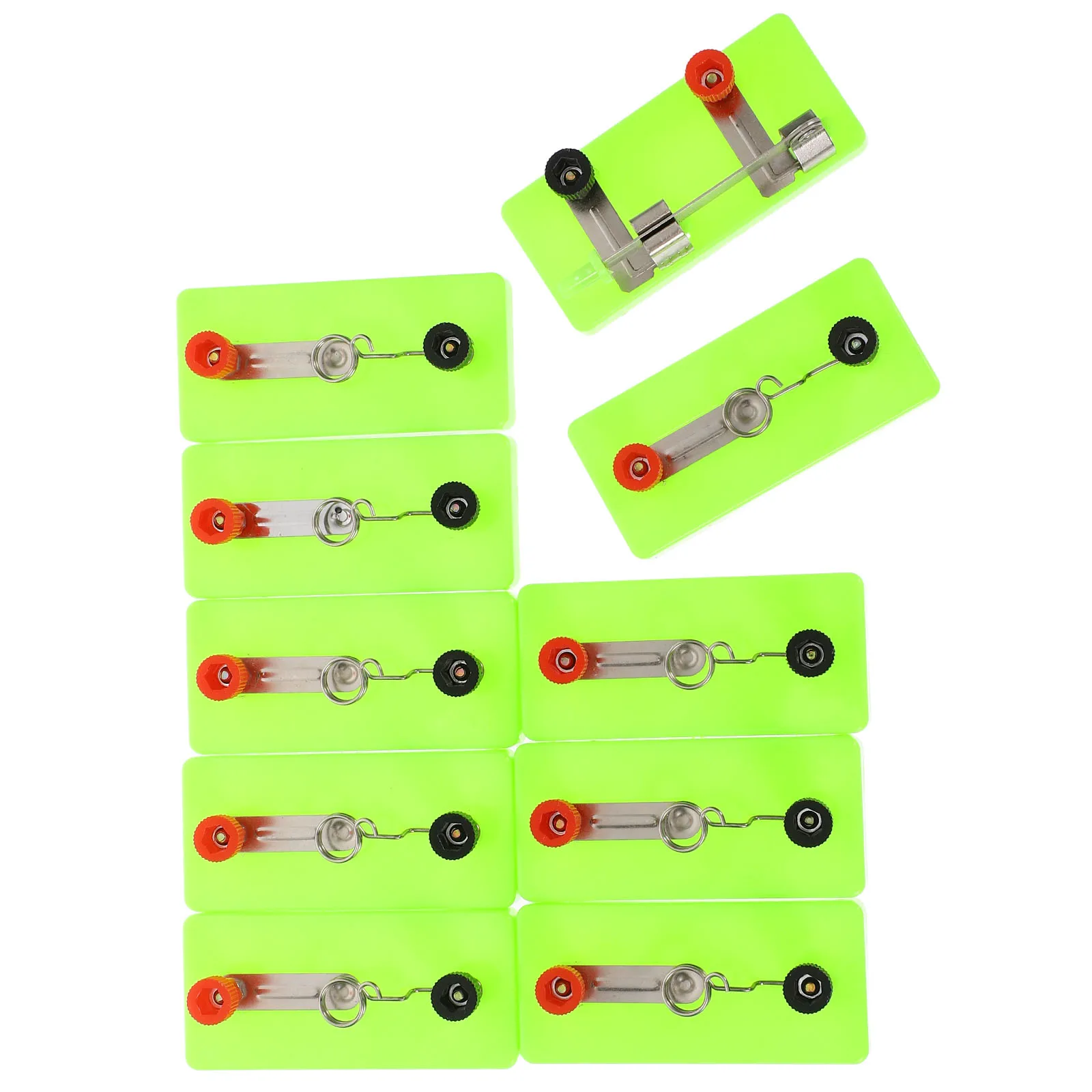 

10 Pcs Small Screw Lamp Holder Light Bulb Holders Teashing Aids Physics Tool Plastic Physical Base