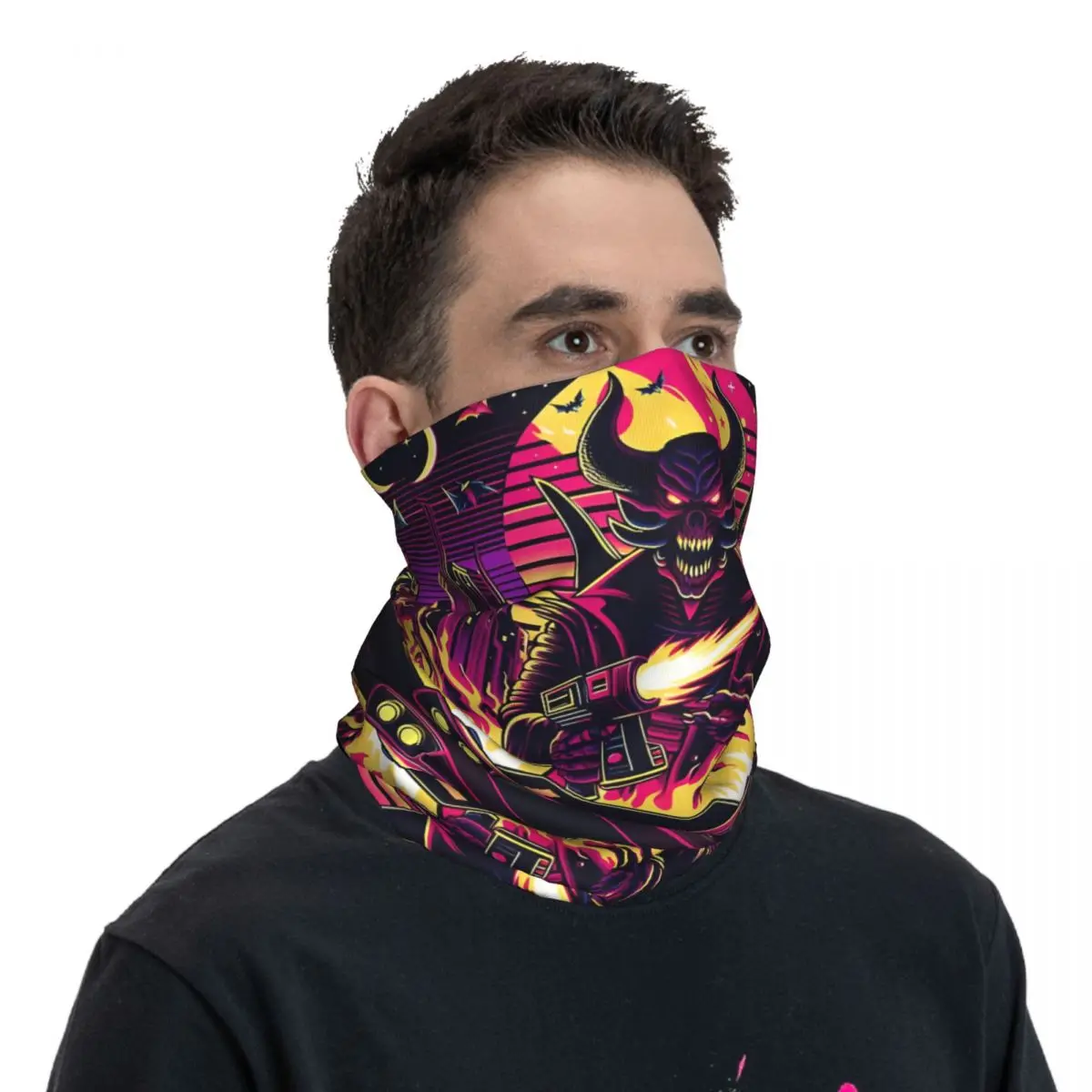 Unisex H-Helldivers Máscara Facial, Adulto Bandana, Gaiter pescoço respirável, Motorcycle Club, Correndo, Engraçado