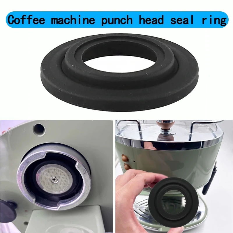 

Silicone Group Head Seal Gasket for DeLonghi ECO310/EC155/EC221 Espresso Machine Replacement Group Head Seal Ring Accessory