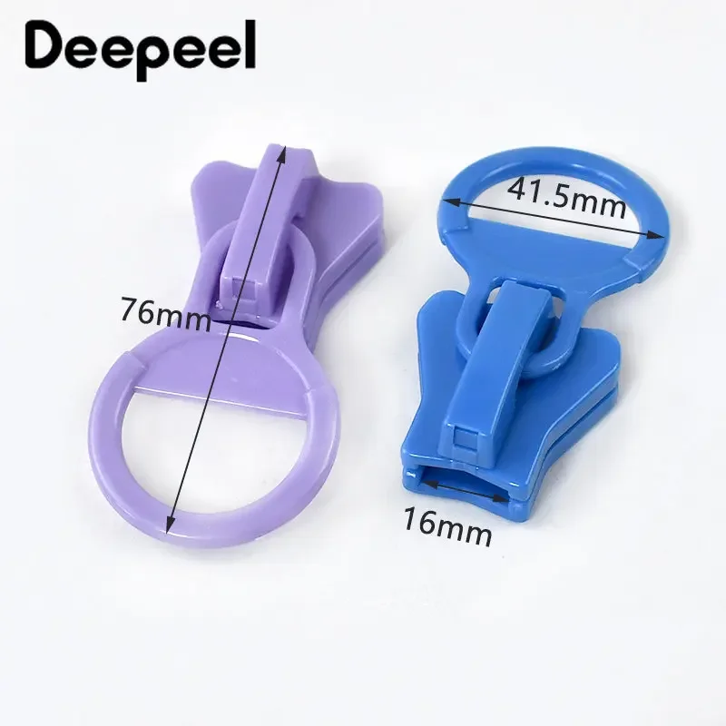 5/10 pz 20 # Zipper Puller Slider resina Zip Head per vestiti piumino bagagli tenda borsa Decor Zips Kit di riparazione accessori per cucire