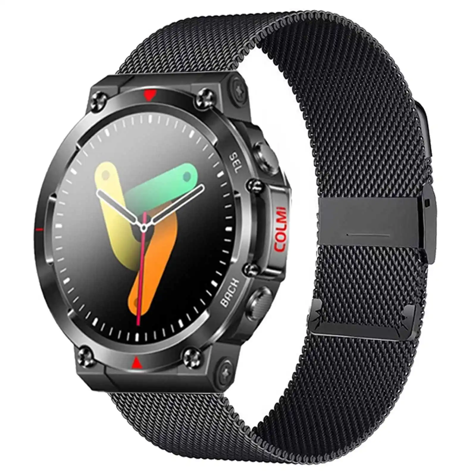 スマートウォッチストラップ,リストバンドメタルブレスレット,correa,colmi,v70,p71,p68,p60,p18,p16,i30, i10, i11,m41,m42,c81,22mm