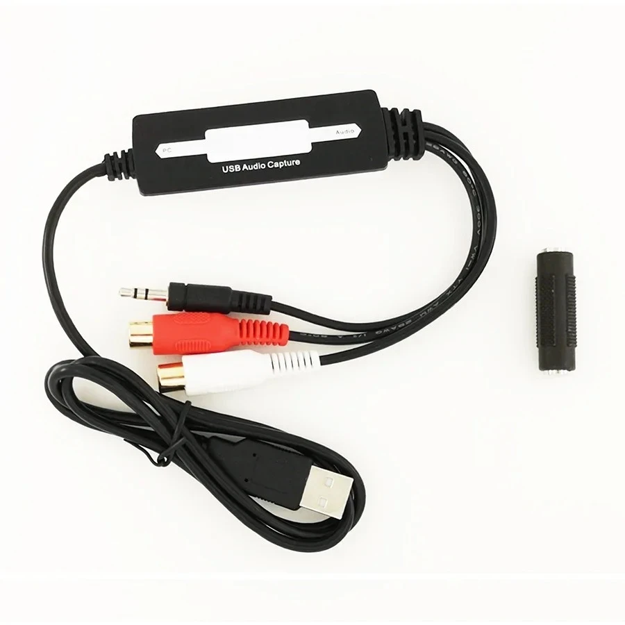 For 216 Vinyl Cassette To CD /USB Audio Capture MP3 WMA WAV OGG Converter Recorder Edit Audio to MP3 Format TO PC
