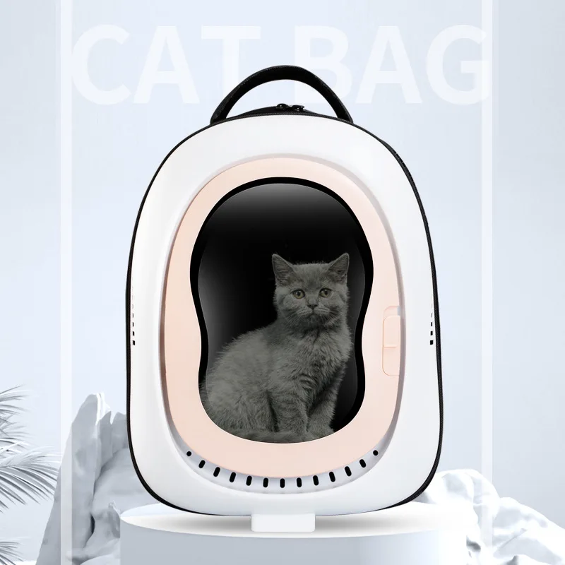 Large Capacity Breathable Cat Bag Travel Portable Cat Supplies Space Capsule Shading Shoulder Pet Backpack Suitable for Cats