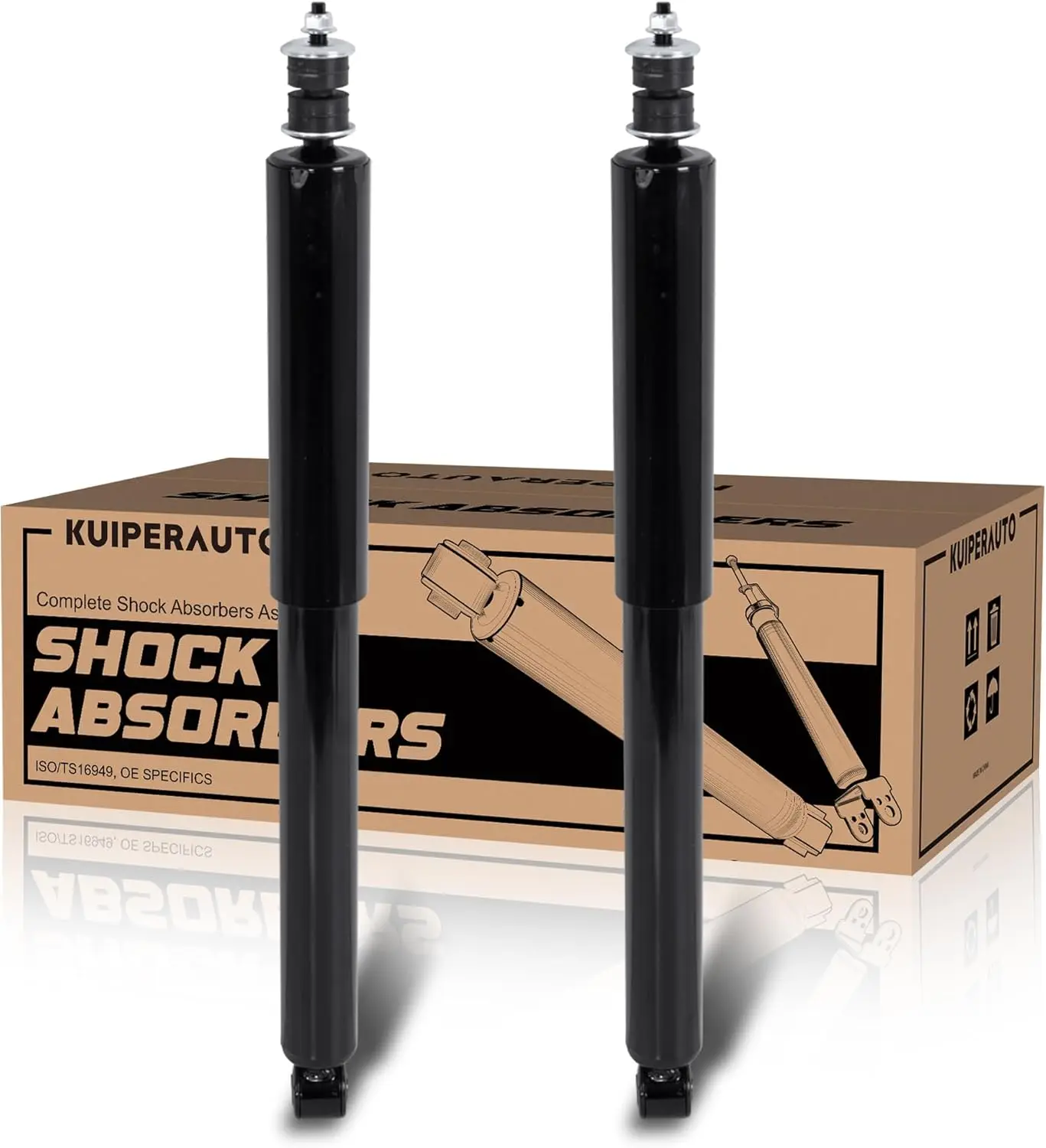 

Задние стойки в сборе, амортизаторы, совместимые с 2000 2001 2002 2003 2004 2005 2006 Toyota Tundra, 37238, 2 шт.