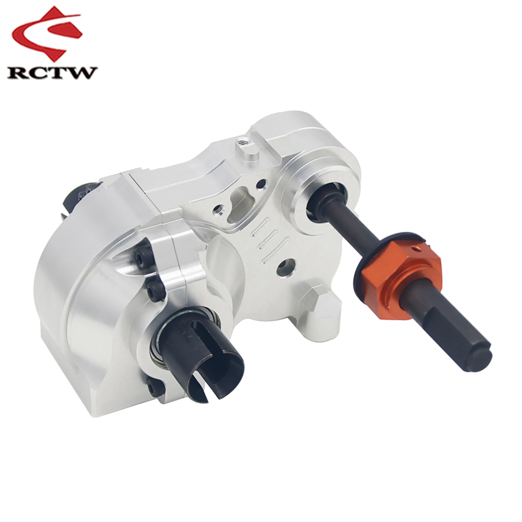 Boîte de vitesses différentielle complète en métal CNC ou ensemble de boîte de vitesses pour voiture 1/5 Rc gaz HPI Rofun Rovan Km Baja 5B 5T 5SC pièces de rechange de mise à niveau de camion