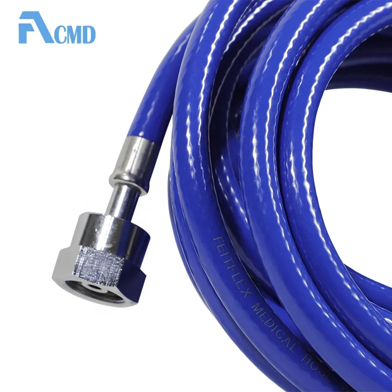 Set di tubi flessibili medici in materiale PVC per ospedale ACMD con connettore DISS