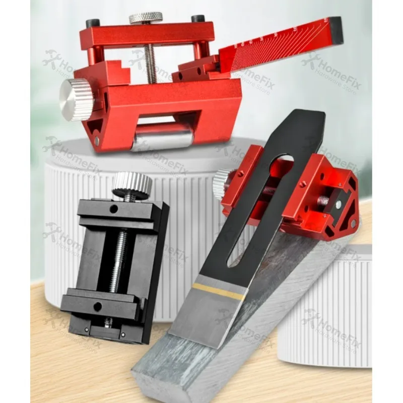 Fixed Angle Sharpening Jig Wood Chisel Honing Auxiliary Tool Angle Guide Roller Sharpener for Woodworking Tools
