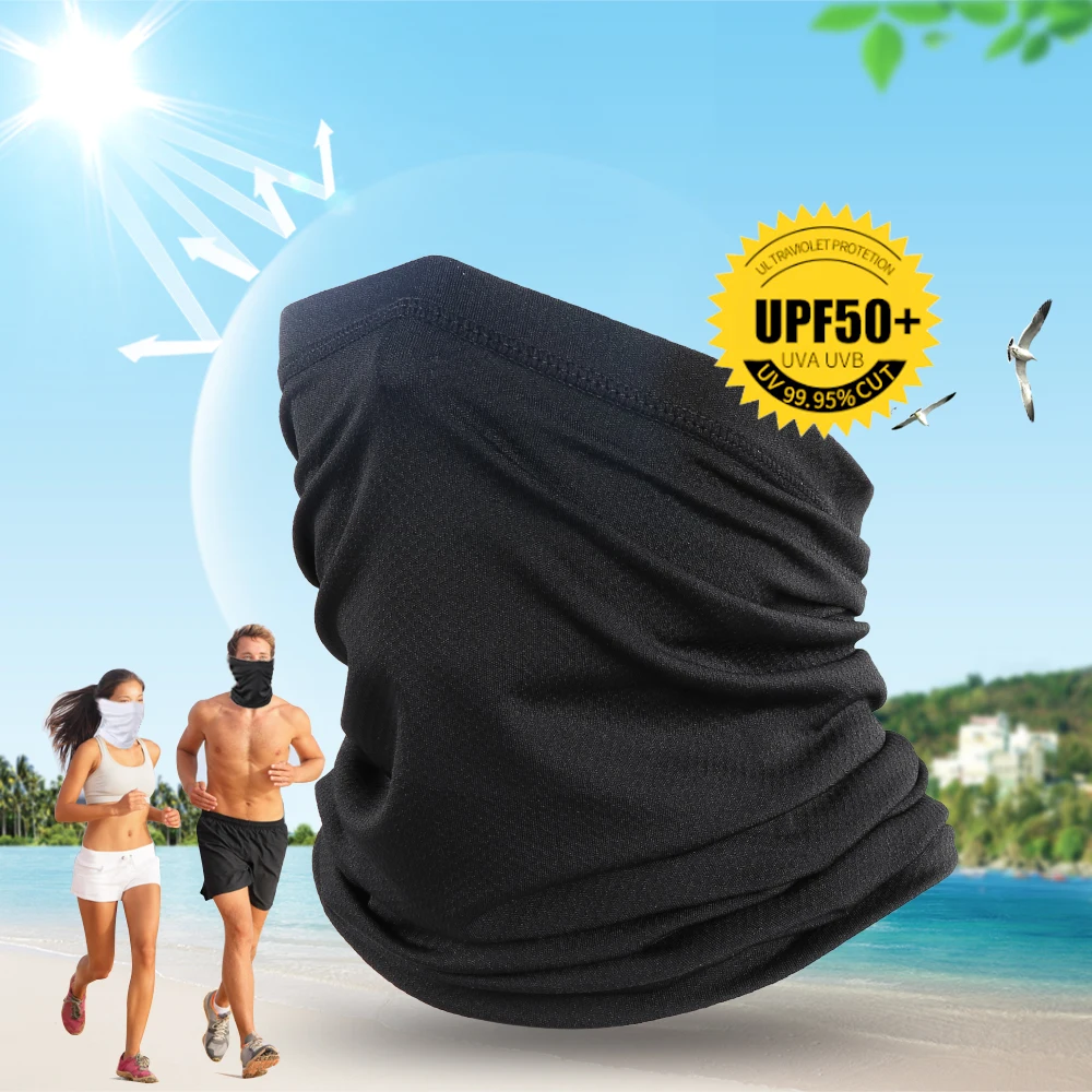 Zomer Cool Bandana Half Gezichtsmasker Cover Halsbeenkap Wandelen Jacht Fietsen Running Sport Tube Sjaal Zon Maskers Mannen Vrouwen mode