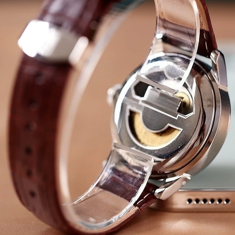 جديد قمة العلامة التجارية الفاخرة الكوارتز ساعات المعصم الرجال موضة عادية جلدية عالية الجودة حزام مقاوم للماء مصمم رجل الساعات 2025