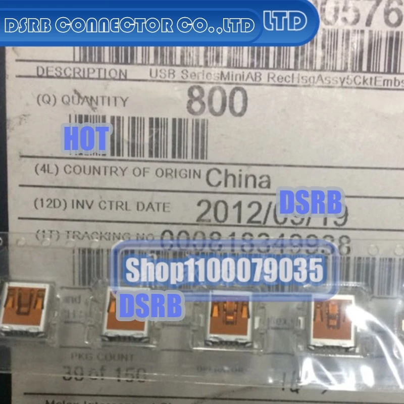 

20pcs/lot 56579-0576 565790576 mini-USB 5P 100% New and Original