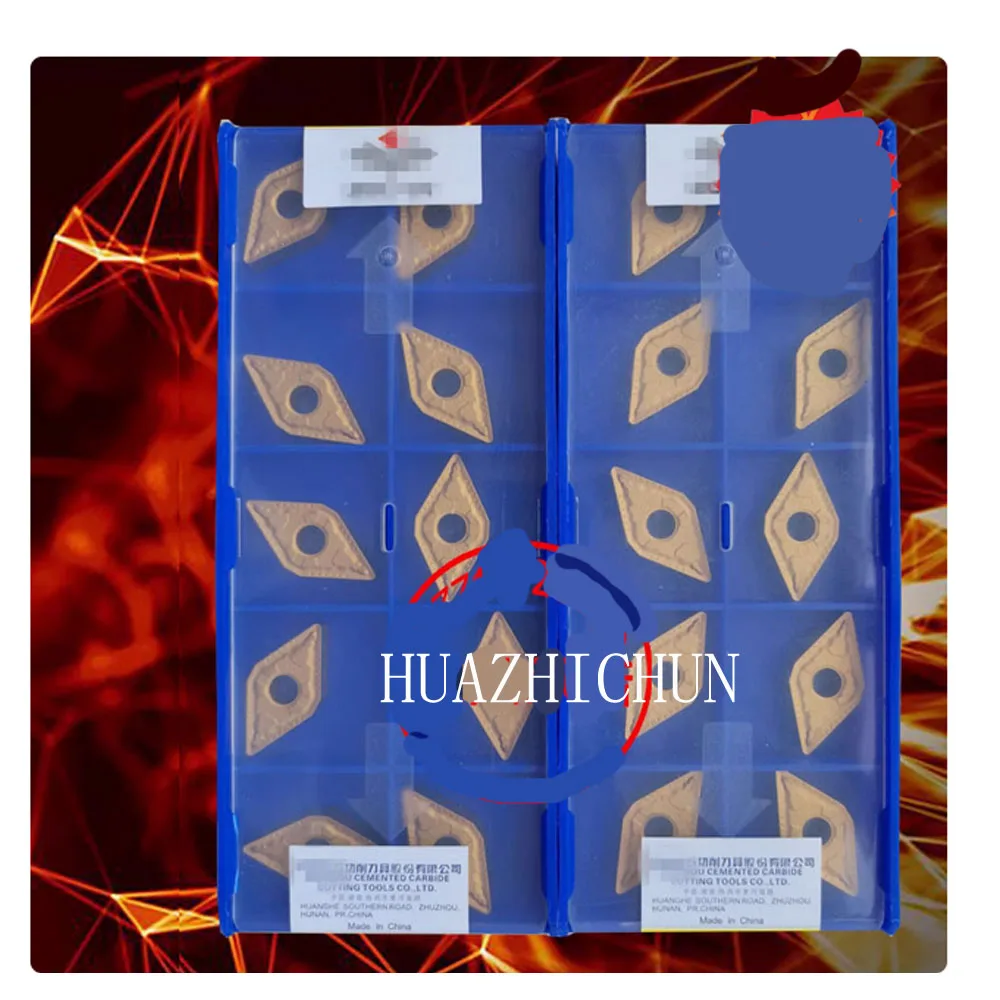 

HUAZHICHUN 10pcs DNMG150408 150404 150608 150604-PMYBC251 252 Threaded blade turning tools