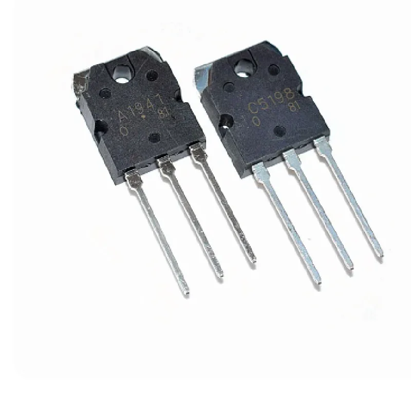 1PCS 2SC5198 2SA1941 TO3P (5PCS A1941 + 5PCS C5198) TO-3P Transistor asli otentik