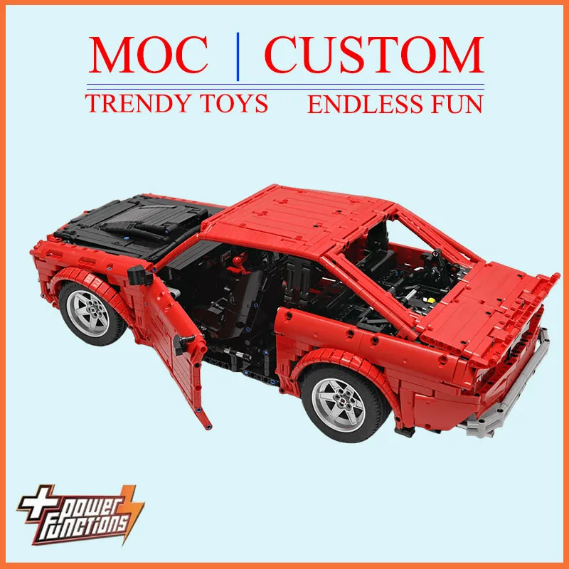 Конструктор MOC A9X Technic: Гоночная модель автомобиля - Модные развивающие игрушки - Веселый набор для сборки - Подарки на праздники