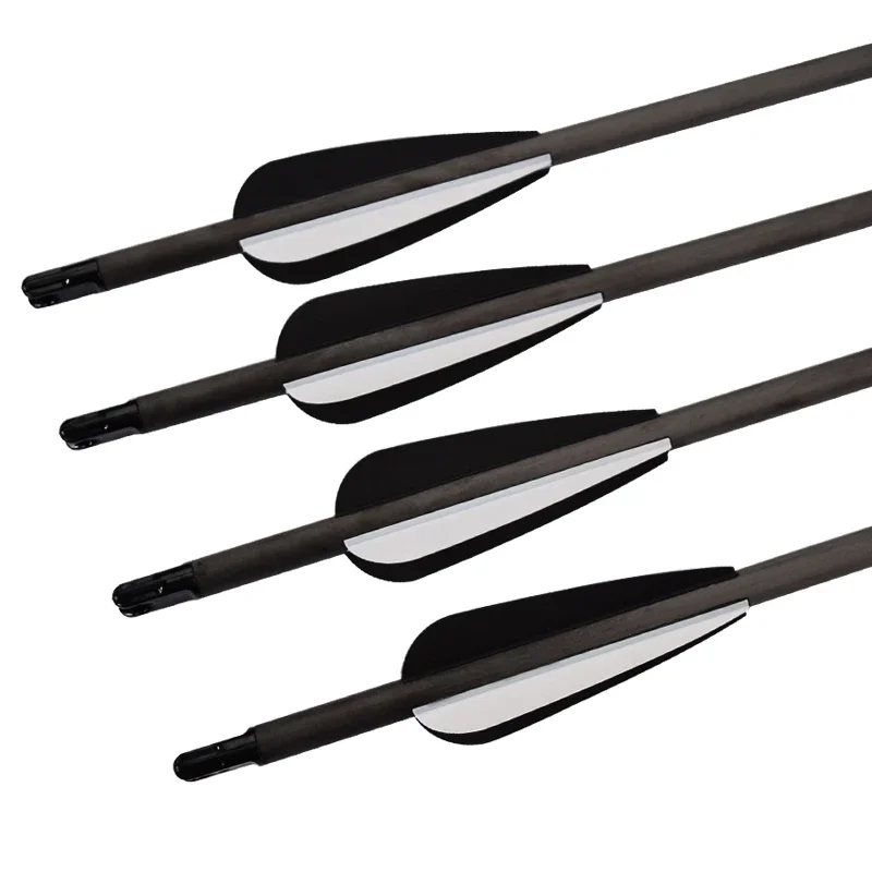 

12 pcs Archery Arrow Carbon Crossbow Bolts for Archery Bow Hunting Shooting Outdoor Practice