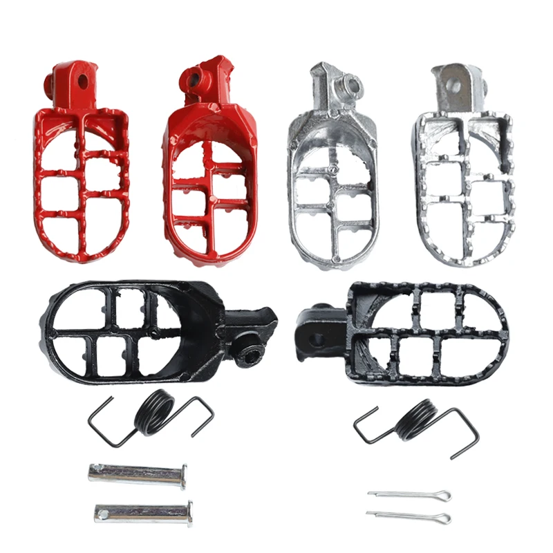 The new motorcycle foot pedals are used for the XR50R CRF50 CRF70 CRF80 CRF100F motorcycle foot pedals