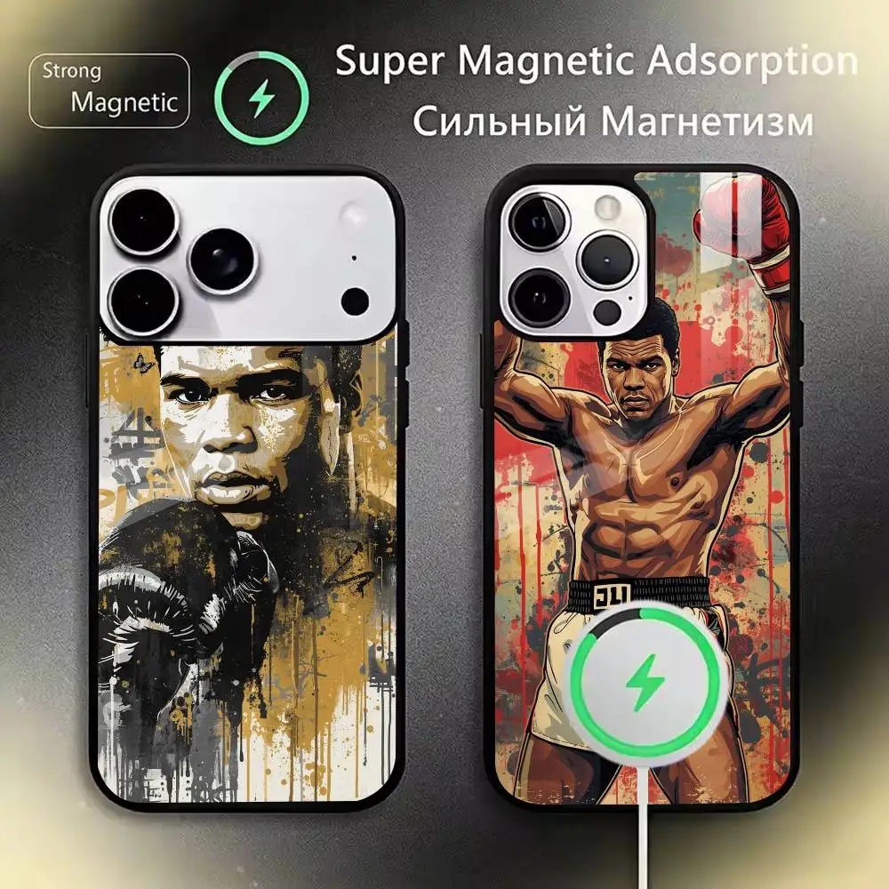 

The Greatest boxing A-Ali Phone Case For iPhone 17,16,15,14,13,12,11Plus,Pro,Max for Magnetic Wireless Charging